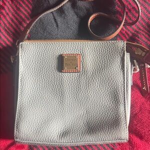 Dooney & Bourke Textured Gray Crossbody Bag